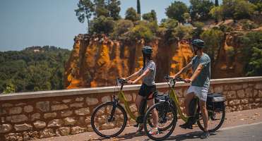 Parcours vélo Luberon n°28 : Roussillon - Goult
