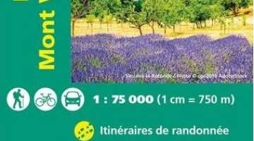 Karte von Luberon-Ventoux 1:75 000. - IGN: TOP 75 N°34