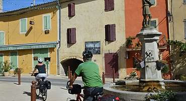 Parcours vélo Luberon n°14 - Aubenas-les-Alpes - Dauphin - Reillanne