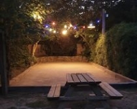 Le terrain de pétanque Le terrain de pétanque