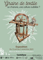 Flyer exposition Graine de textile