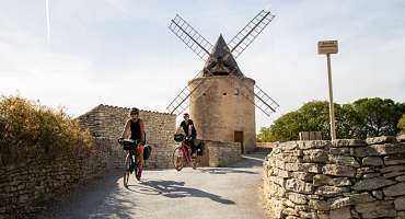 Gordes à vélo