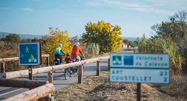 Parcours vélo balisés