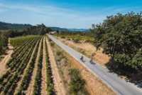 Pays d'Aigues à vélo - vue drone