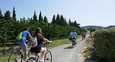 Le Luberon à vélo : Liaison L'Isle sur la Sorgue - Lagnes - Robion à vélo