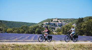 Parcours vélo Luberon  n°16 : Simiane-la-Rotonde - Banon- Revest du Bion 