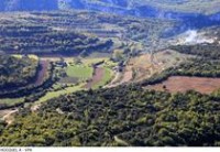 Vue aérienne sur le plateau des Claparèdes