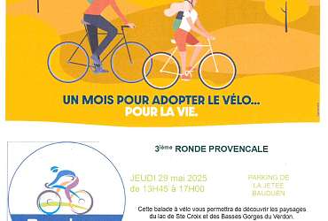 Mai à vélo