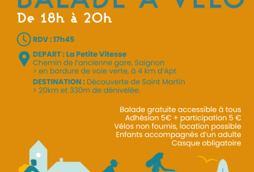 Balade à vélo accompagnée