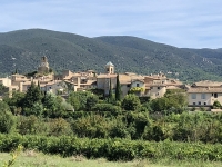Vue sur Lourmarin Vue sur Lourmarin