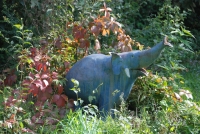 Le Grand Jardin d 'Elisabeth- l' éléphant bleu 