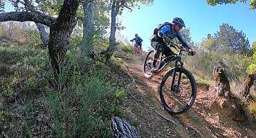 Mountainbike-Geländeplatz FFC - Provence Verdon - Schaltung 52 - Rot - Gréoux-les-Bains