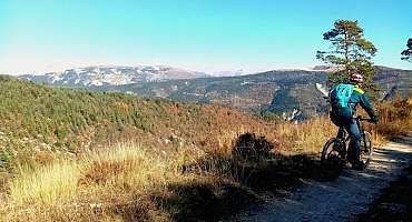 Itinéraire VTT - Le Chalvet à VTT